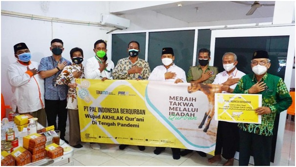 Idul Adha Di Tengah Pandemi, PT PAL Indonesia (Persero) Laksanakan Qurban Sebagai Wujud Akhlak Qur’ani